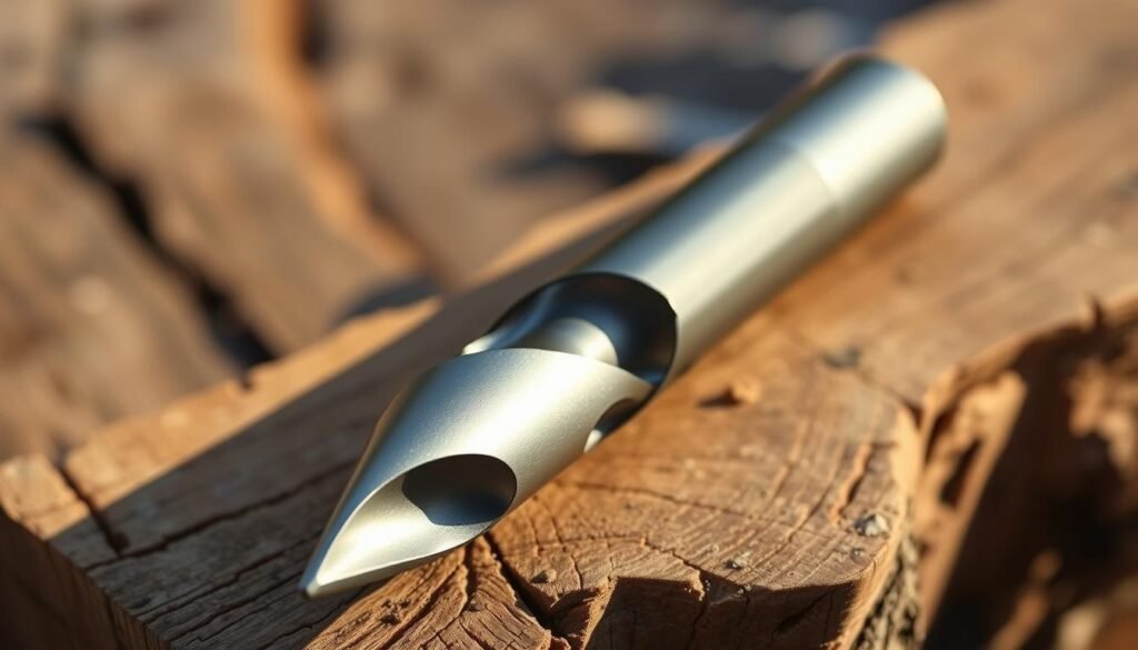 wood splitting drill bit