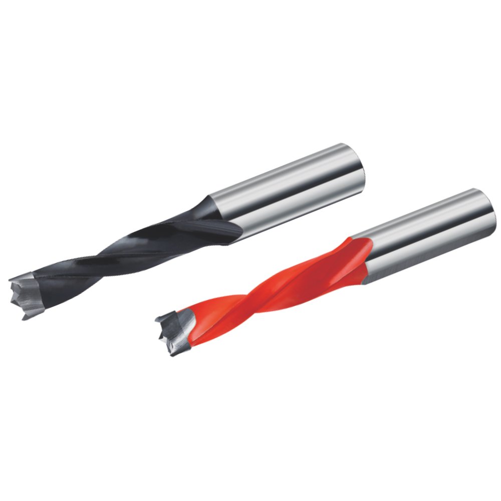 Four-Tooth Crown Drill for Woodworking